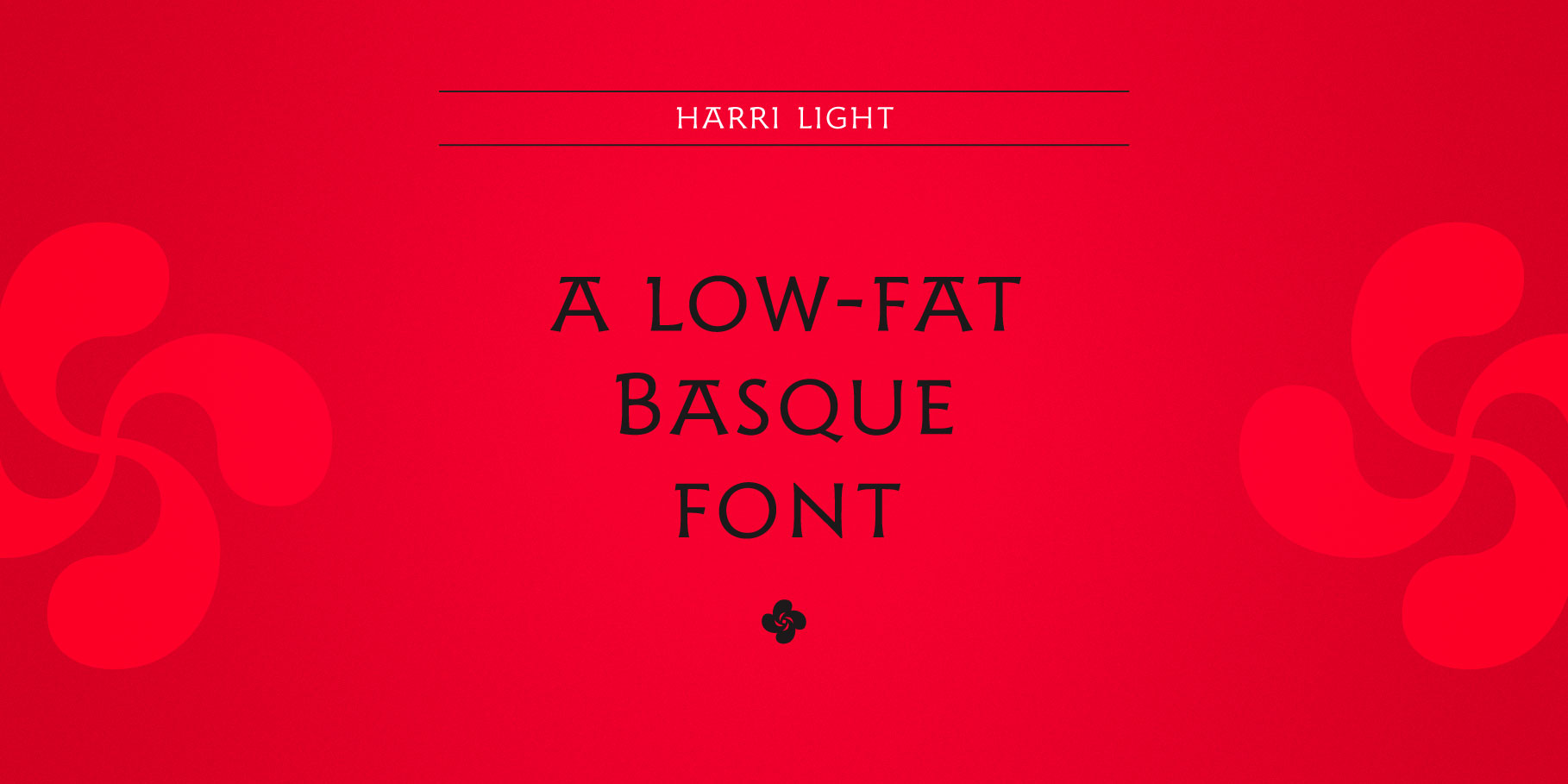 Example of Harri typeface in use